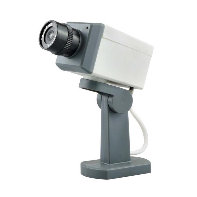 Fake Dummy Surveillance CCTV Camera with Motion Sensor