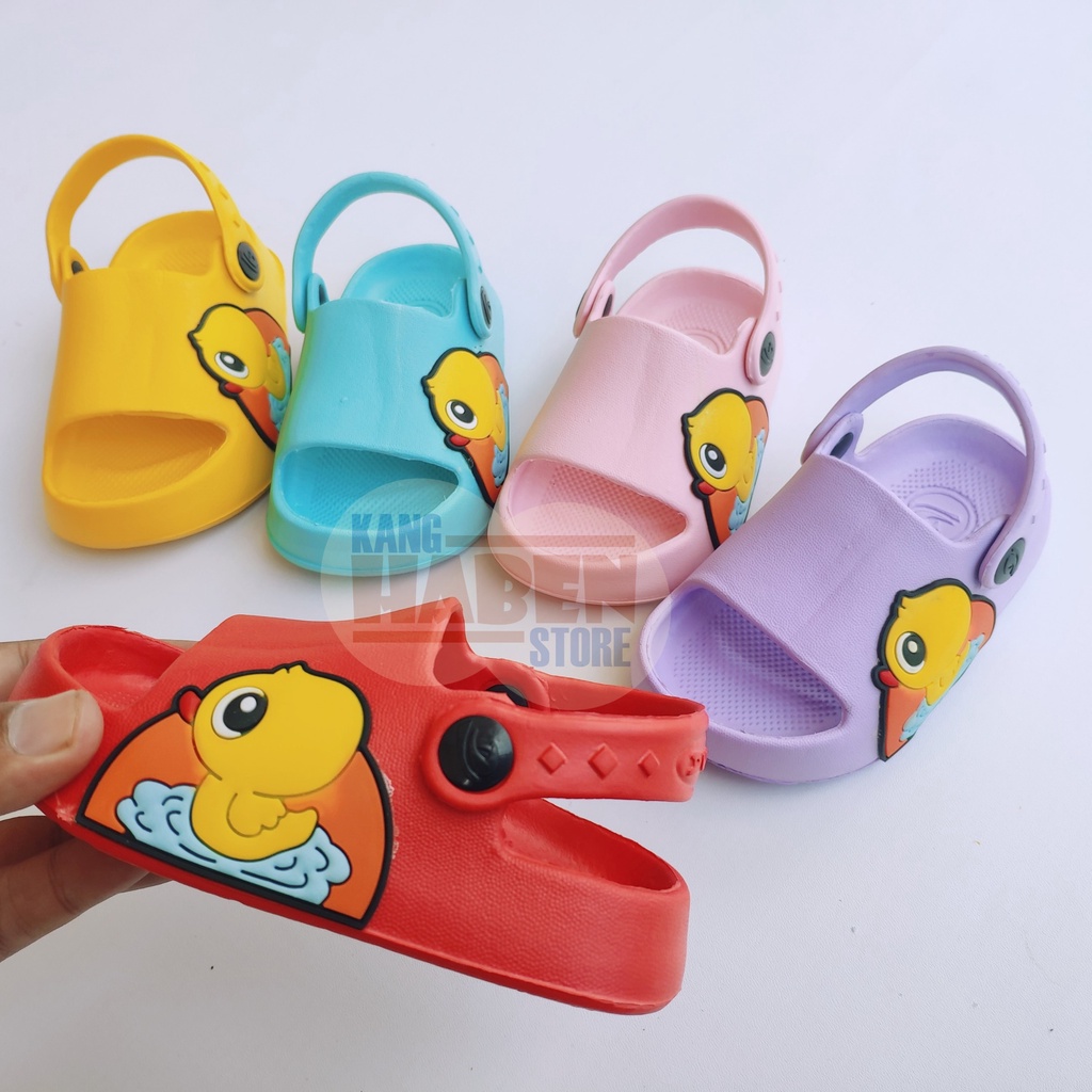 Sandal Kokop Tali Baby Cowok Cewek Karakter Bebek Lucu Sendal Anak 386EDUCK