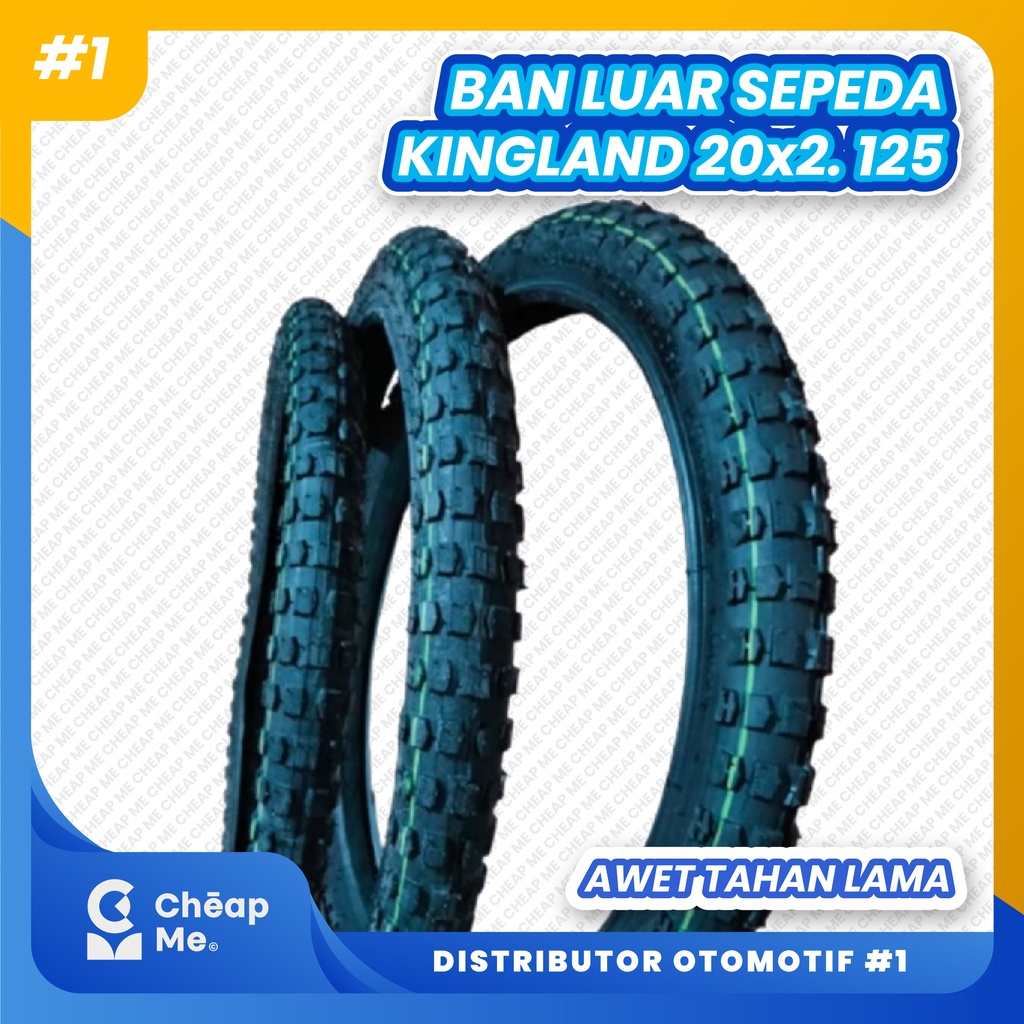 Ban LUAR Sepeda BMX 20 x 2.125 KINGLAND 20 x 2125 Sepeda TRILL Genio / Ban Luar BMX Kingland / Ban L
