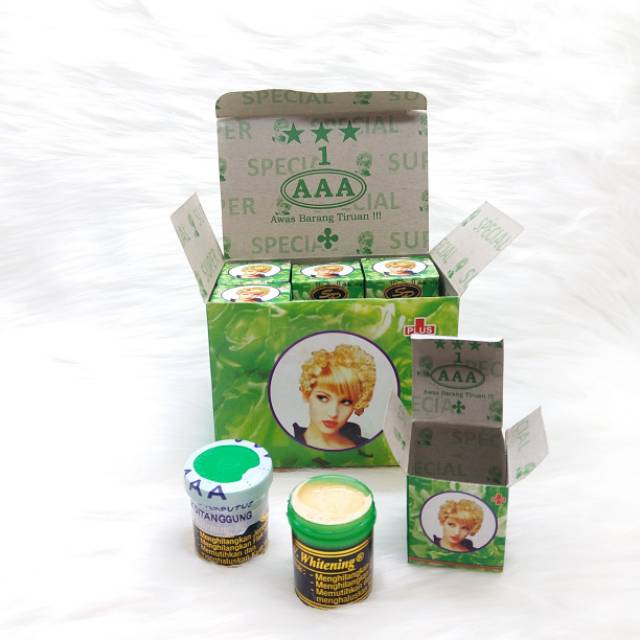 Cream SP Hijau BOX Plus AAA - Segel - Cream Pemutih Original