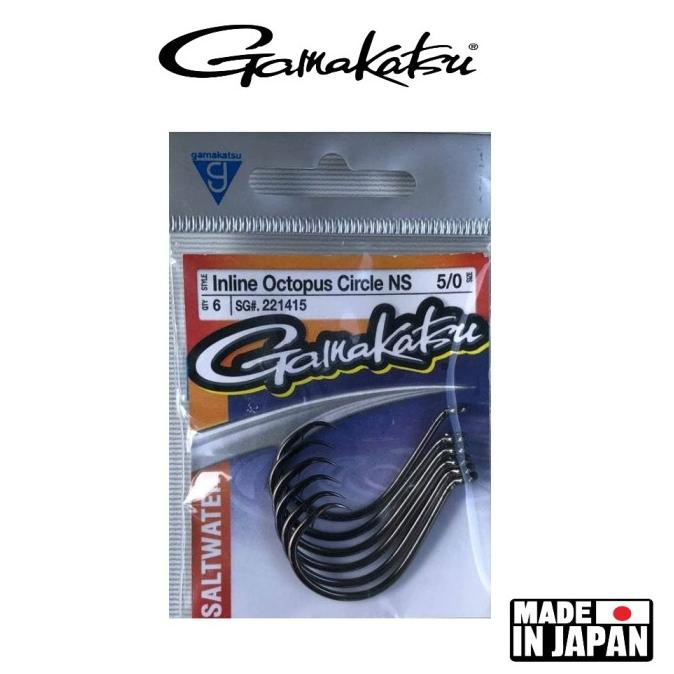 [Bayar DiTempat] Kail Hook Gamakatsu Inline Octopus Circle Hook