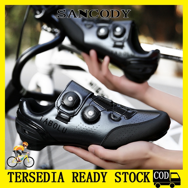 【Tersedia】Sepatu Sepeda Pria Wanita Road Riding Sepatu Sepatu Sepeda road bike Sepatu Bersepeda Jala