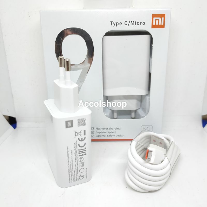 Charger Mi 9 Xiaomi Fast Charging 45w Micro USB