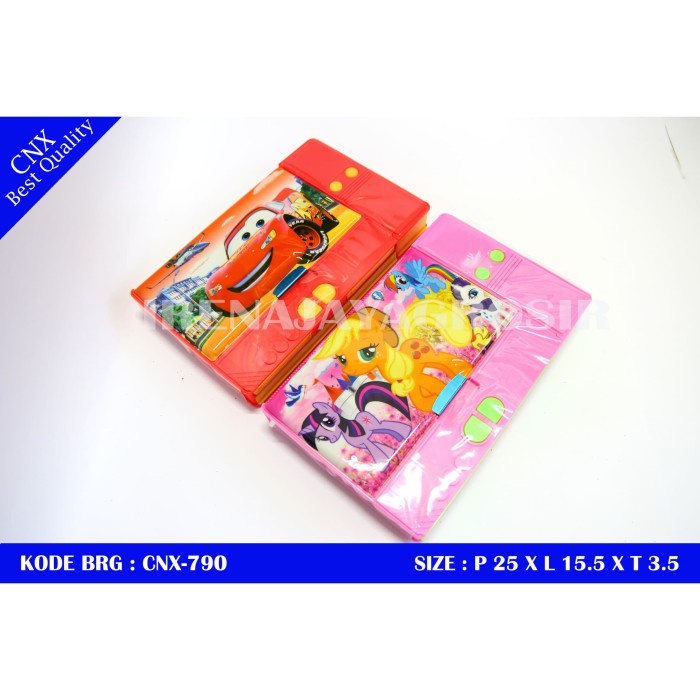 

KOTAK PENCIL PENSIL CASE TEMPAT PENSIL JUMBO BESAR TOMBOL SERUTAN