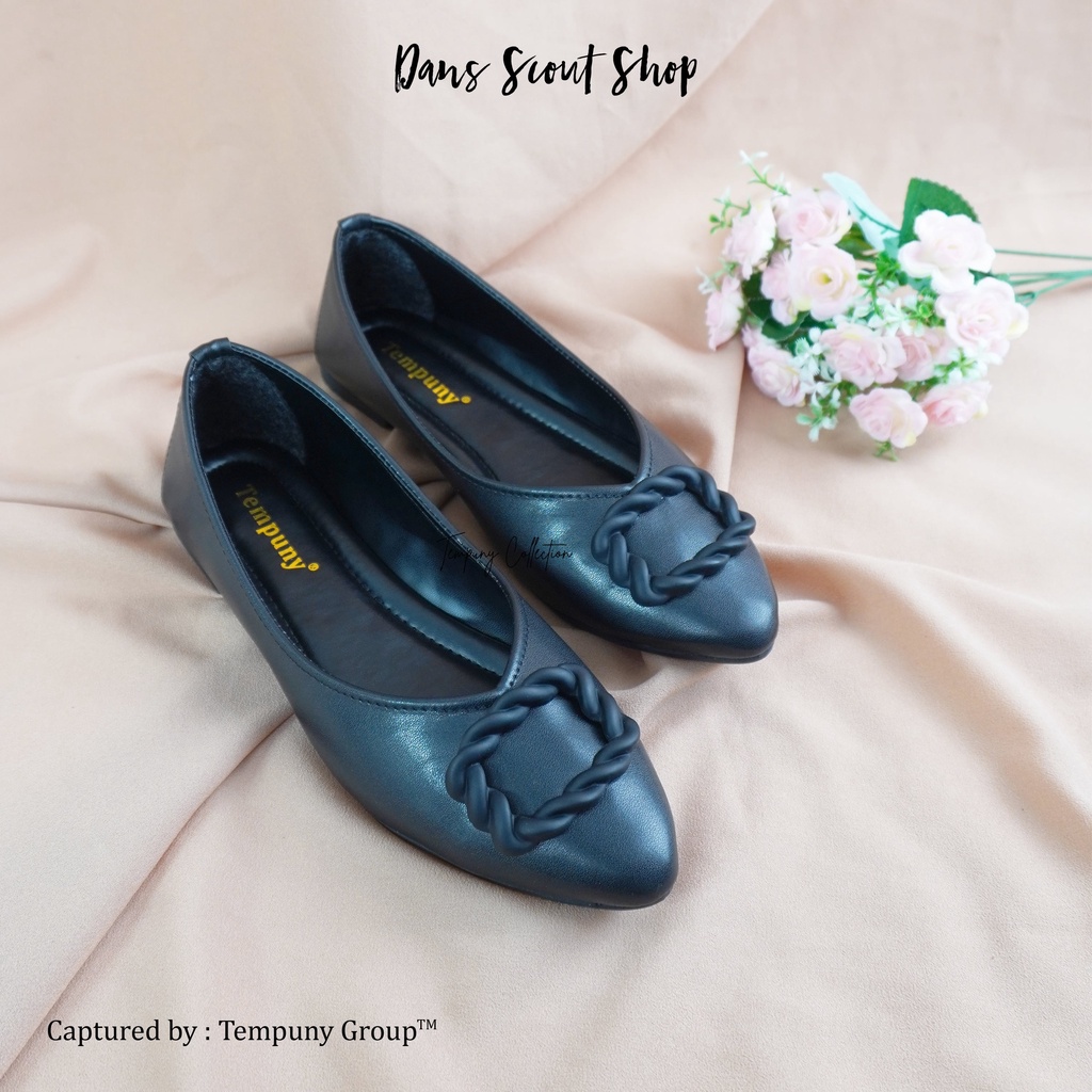 Sepatu Flatshoes Wanita Motif Elegan Flat Shoes FLT-06