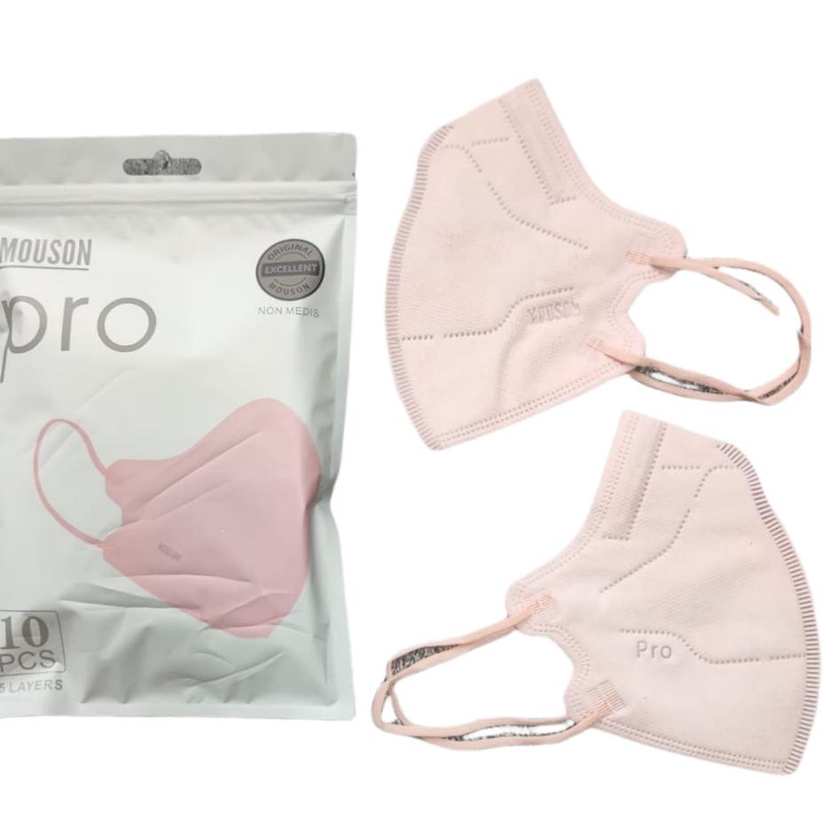 ✡ MASKER KN95 MOUSON PRO 5PLY MASKER KN95 5PLY MOUSON WEMASK ISI 10 PCS ㊩