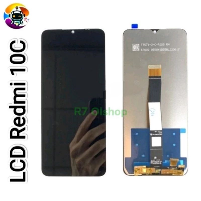 Lcd Xiaomi Redmi 10C Fullset Black Oled2 Incell