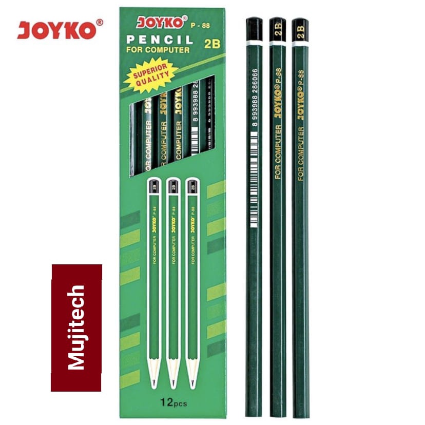 

1 LUSIN PENCIL P-88 2B PENSIL 2B JOYKO