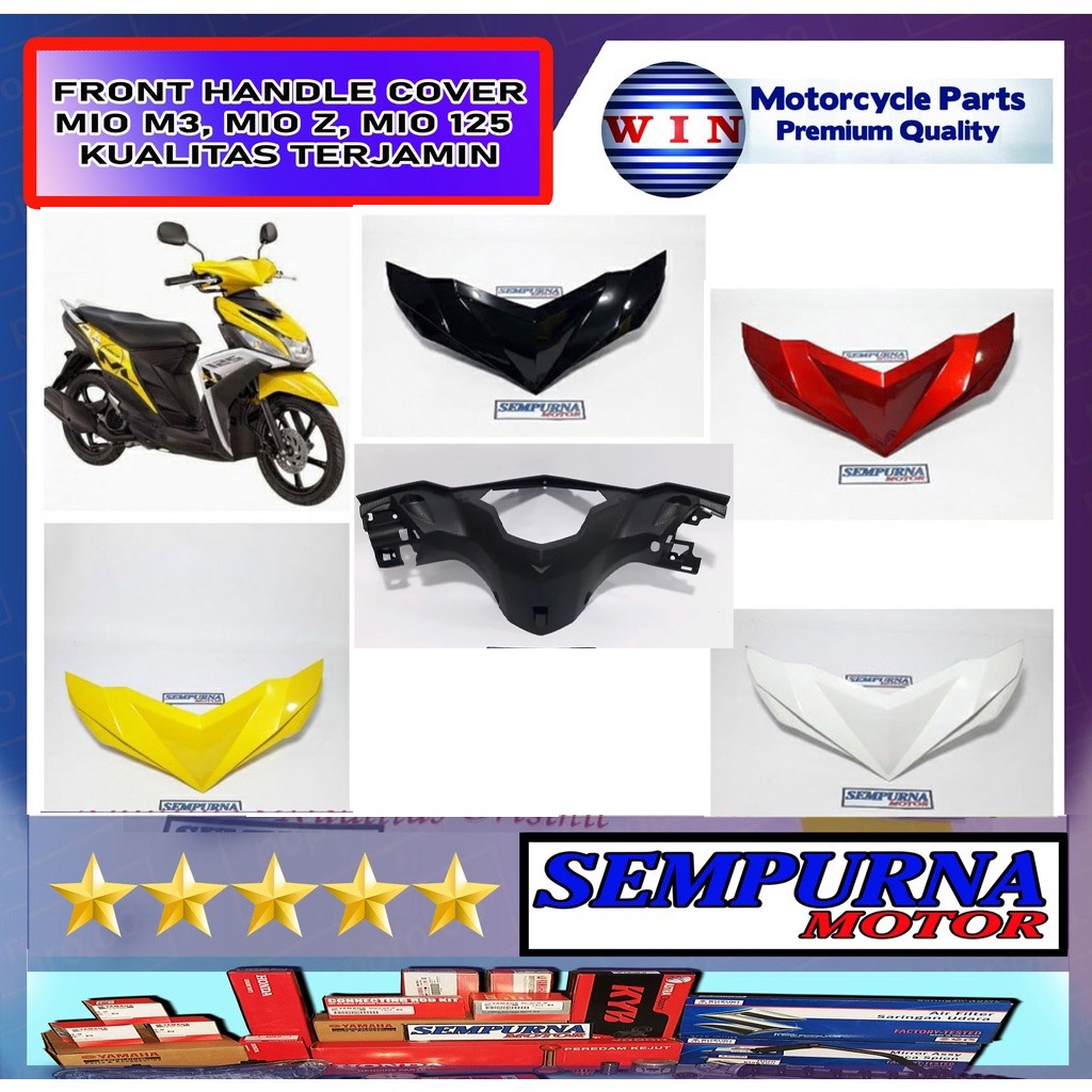 Merek Win Kualitas Original Batok Depan Mio M3 Mio Z Mio 125 Warna Putih Kuning Merah Maroon Hitam