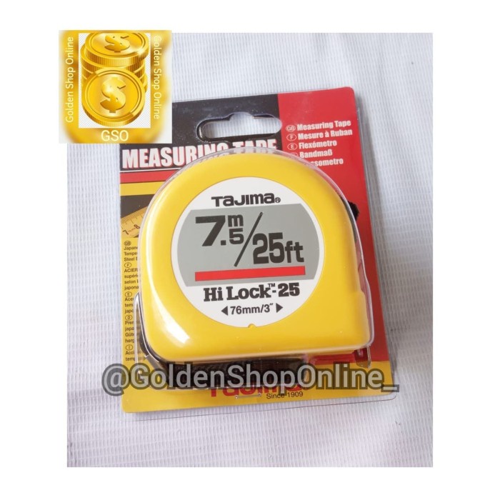 Meteran 7,5 Meter Tajima