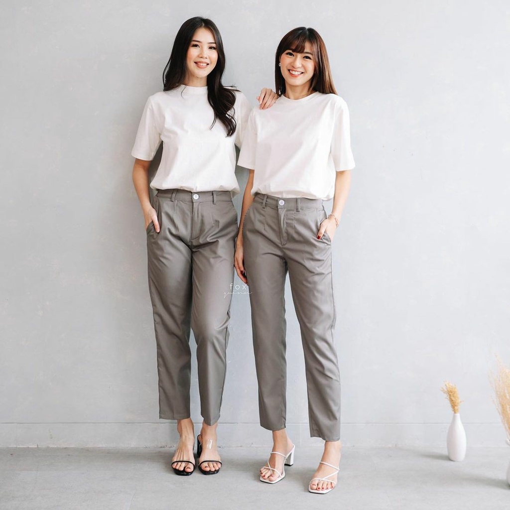 Baggy Pants Jumbo BB 65 KG - 90 KG Celana Kerja Wanita Celana Bahan L4, L5, L6, L7