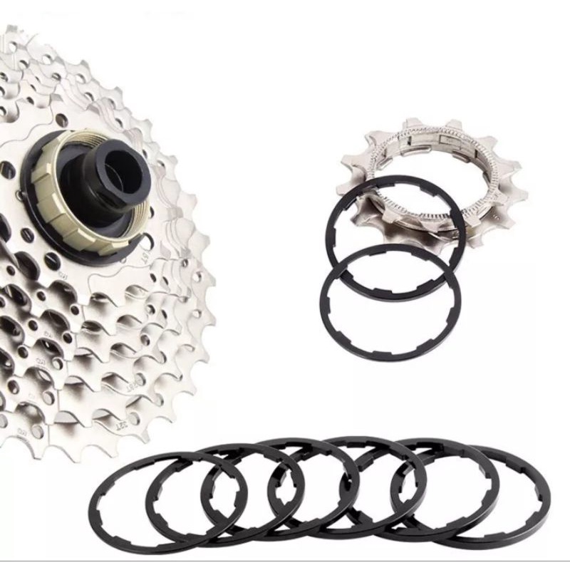 Muqzi Ring Spacer Hub Freehub Ring Washer Sprocket Sepeda Lipat MTB Roadbike