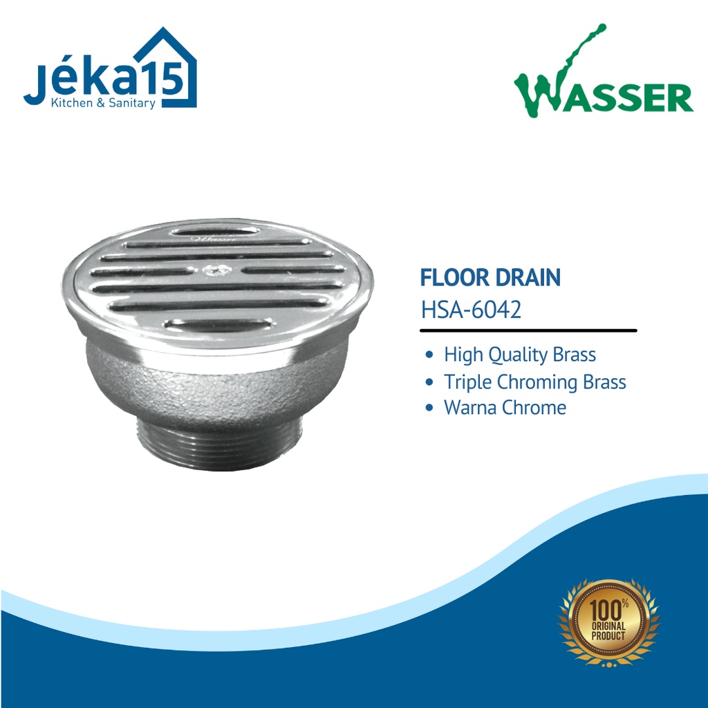 FLOOR DRAIN | SARINGAN KAMAR MANDI | WASSER HSA-6042