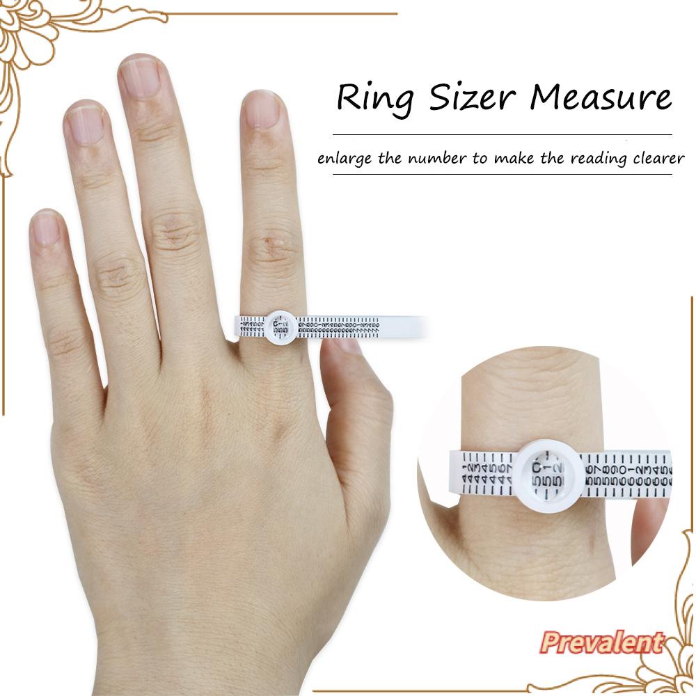 Preva Ring Sizer Ukur Kualitas Tinggi Ukuran A-Z UK/US/EU/JP Tester Asli