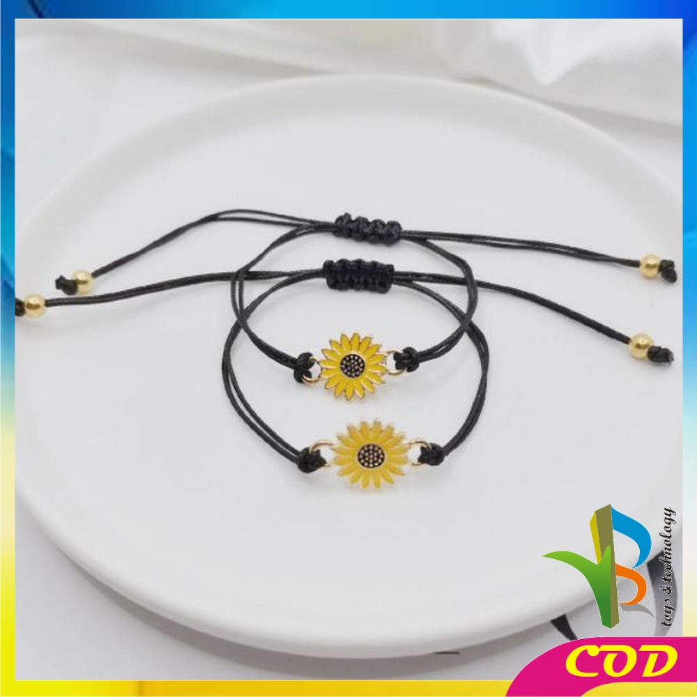 RB-K65 Gelang Tali Persahabatan Anyaman Korean Fashion Gelang BFF Gelang Pasangan Sahabat Gelang etnik