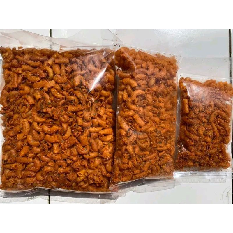 

makaroni pedas Maknyus / makaroni bantet / makaroni krispi /kriuk