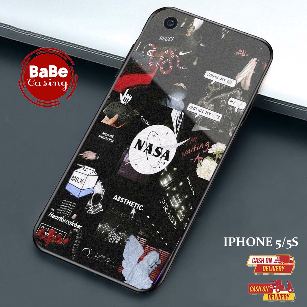 CASE IPHONE 5 /  IPHONE  5S  MOTIF [NASA ] Fashion Case - Case Terbaru - Case Termurah - Case Terlar