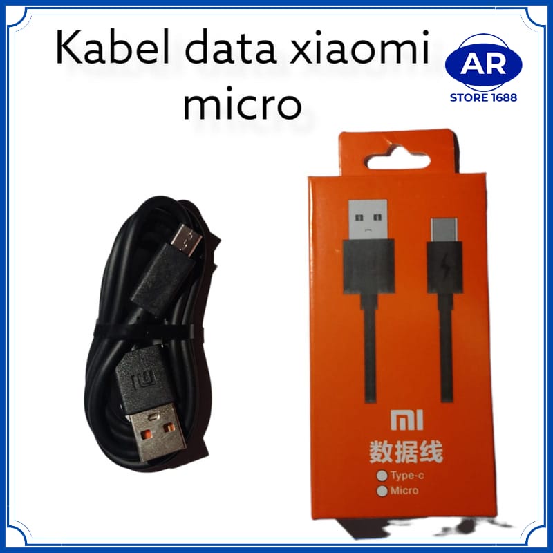 AR-Kabel Data Fast Charging Xiaomi Micro dan Type C USB