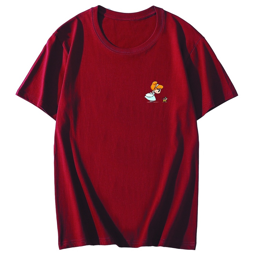 LUVapparel Kaos CINDERELLA Sinderela Sablon Katun 30s