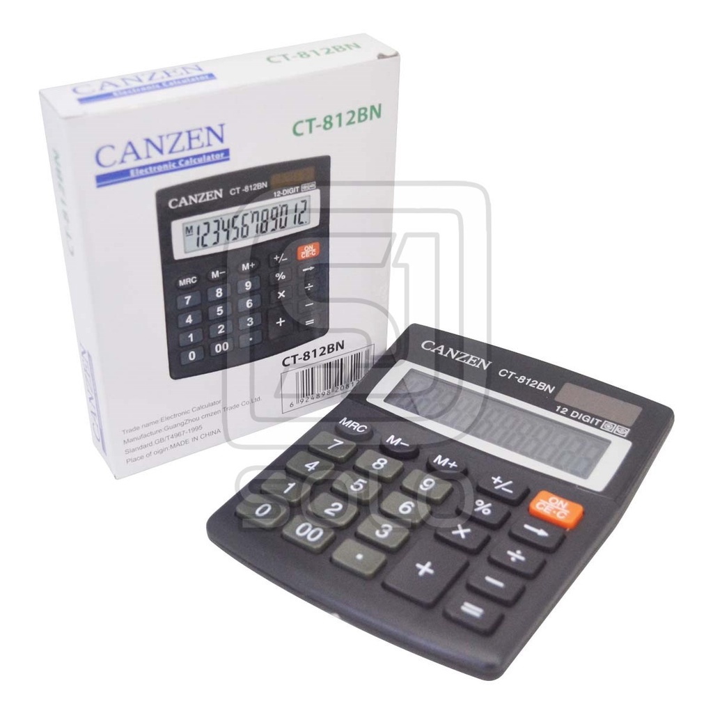 ELECTRONIC CALCULATOR CANZEN CT-812BN kalkulator Canzen CT 812 BN