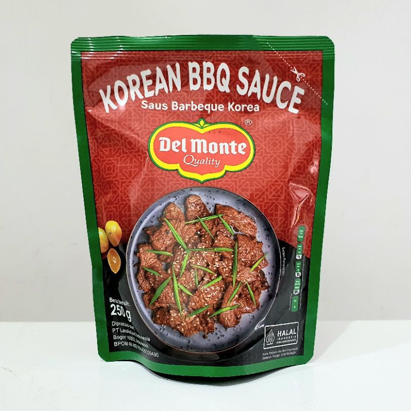 

Del Monte Korean BBQ Sauce 250gr / DelMonte Saus Barbeque Korea