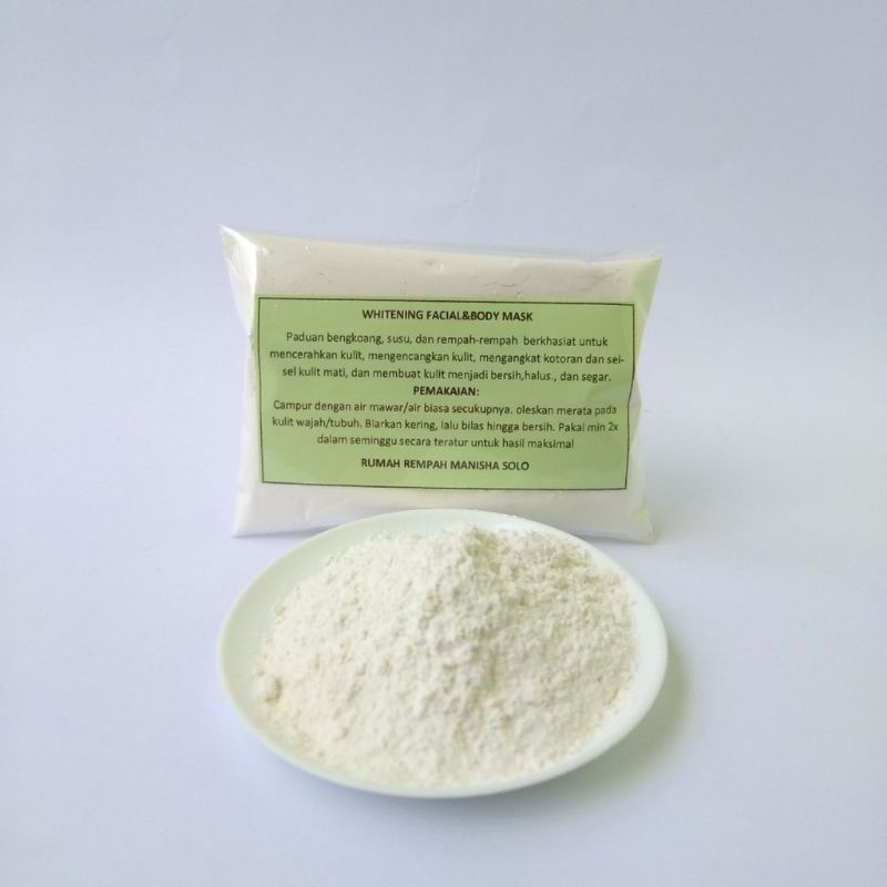 Masker Pencerah Kulit Rempah (Bengkoang + Susu) 50gr