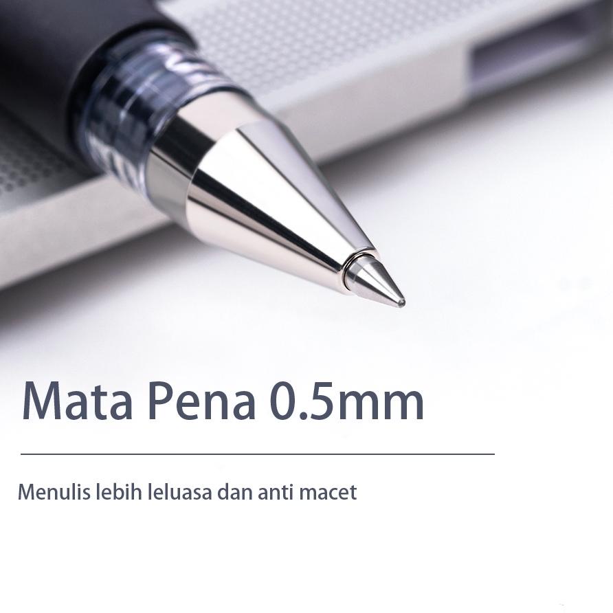 

☻☻► Deli Gel Pen 12pcs/Box, Tulisan Extra Halus dan Nyaman Dipakai 6600ES