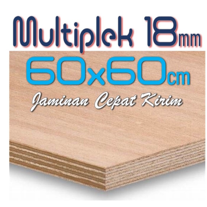 Triplek 18mm 60x60 cm | Multiplek Plywood 18mm