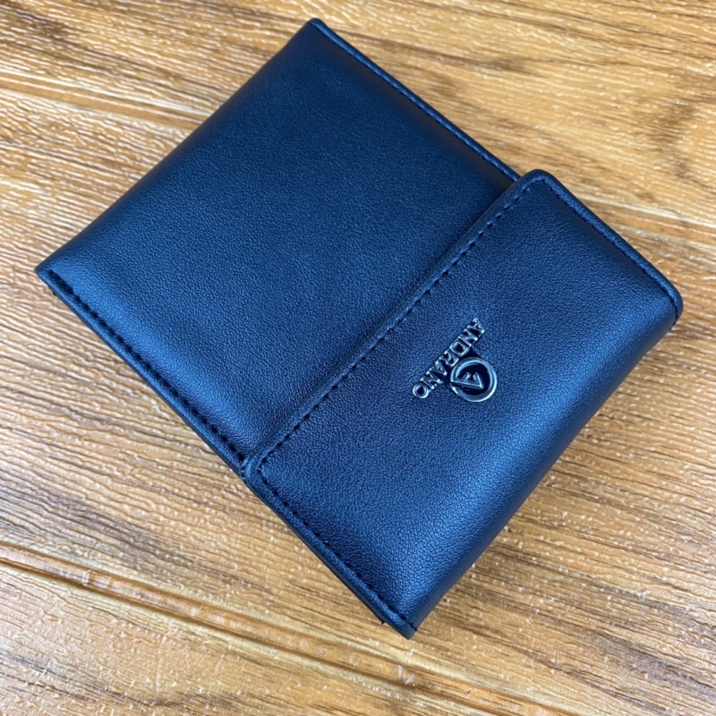 DOMPET PRIA LIPAT HALF ANDRANO DOMPET PRIA KULIT SINTETIS DOMPET PRIA LOGO UNIK DOMPET PRIA KARTU LIPAT