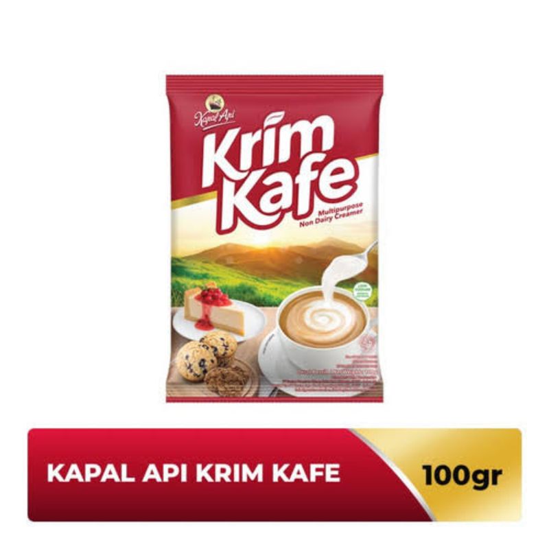 

KRIM KAFE KAPAL API 100 GRAM KOPI KREMER CAPUCCINO BUBUK KRIMER KOPI SUSU MAXCREAMER