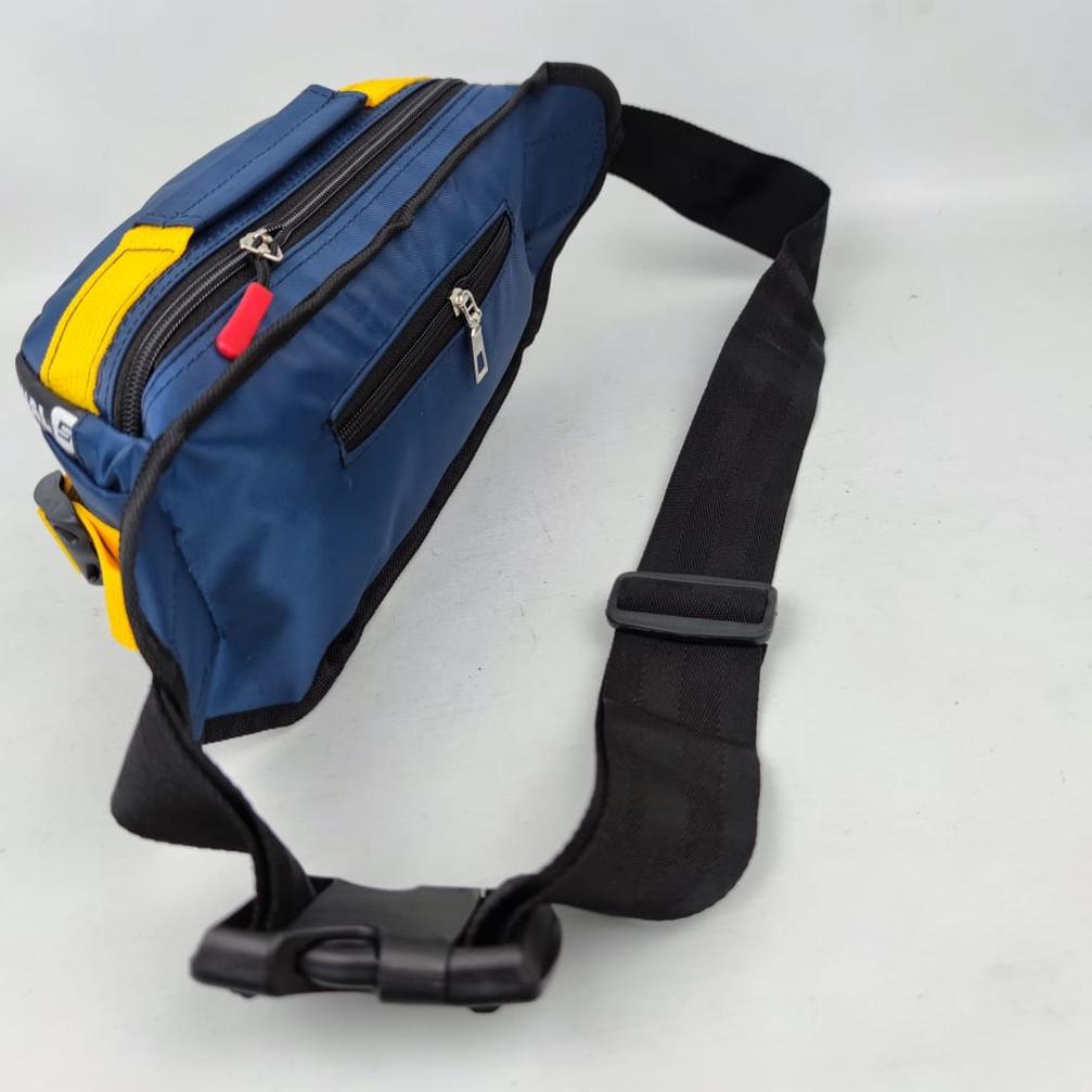 [PRODUK 6LV] Tas Pria Waistbag Waterproof Original Polo Prostar Bahan Nilon Parasut Tas Pinggang & T