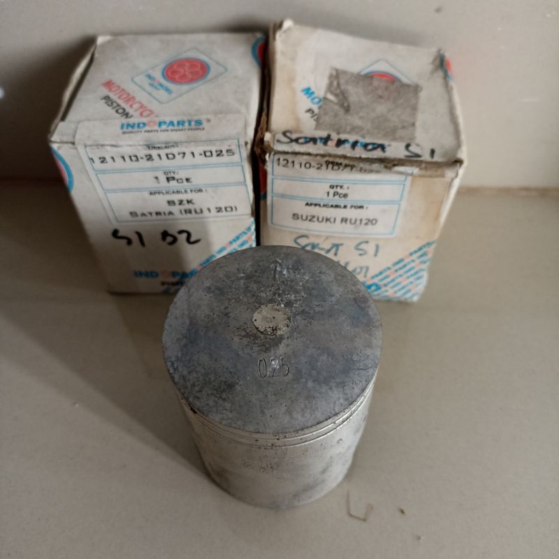 piston seker seher os 25 Satria 2tak ru 120 satria R S lumba hiu lscm indoparts