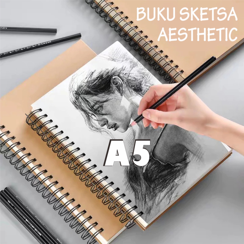 Jual Buku Sketsa A5 Sketchbook Sketchbook Brown Sketch Book Buku