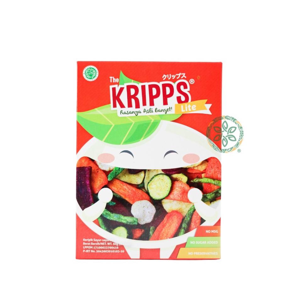 

(Kode)-Y52R-❤) The Kripps Keripik Sayur / Buah Lite - 60 g kekinian
