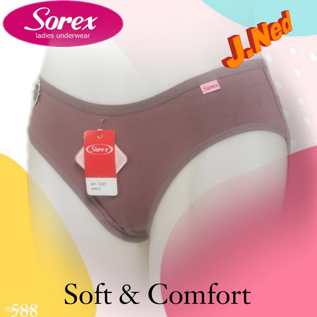 J588 CELANA DALAM WANITA SOREX MIDI SIZE M - XXL