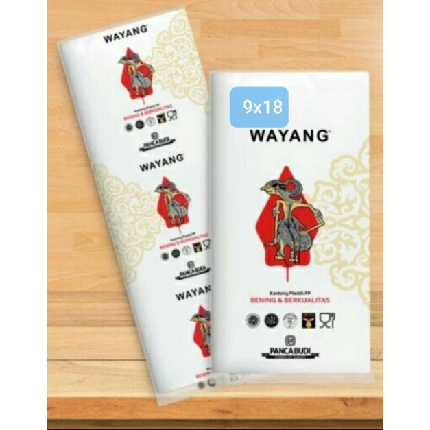 PLASTIK PP WAYANG 9X18