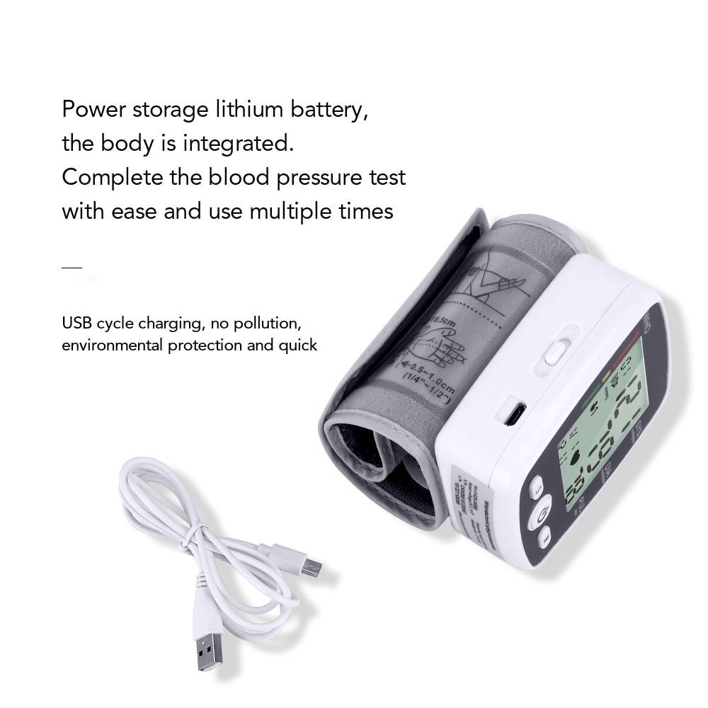 OLIECO Pengukur Tekanan Darah Electronic Sphygmomanometer with Voice - CK-W355 - Black - 7RHR2QBK