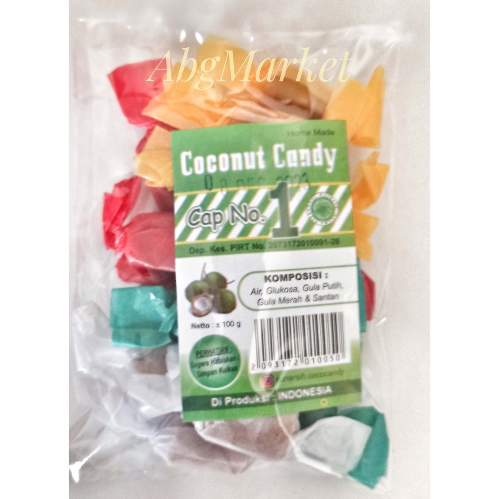 

Permen kelapa Cap No.1 /Cocount Candy No.1