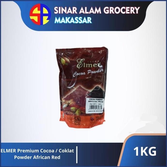 

Elmer Premium Cocoa / Coklat Powder African Red 1Kg