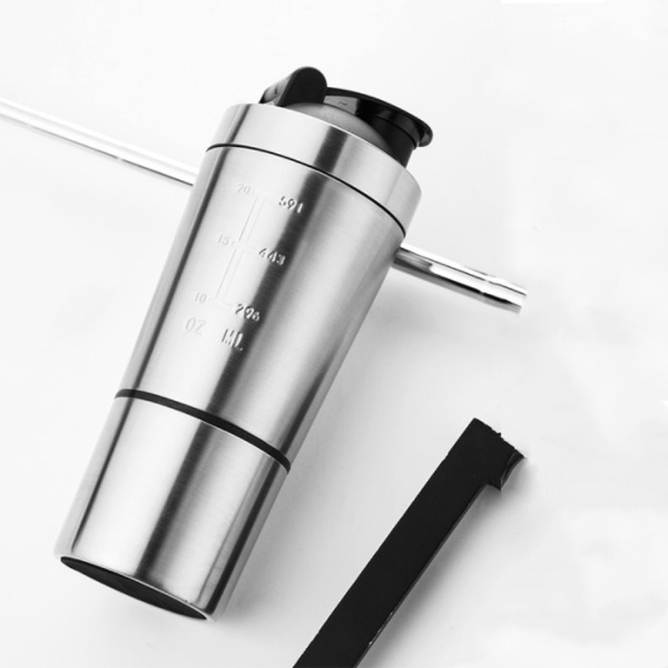 

Dijual Botol Minum Tumbler Thermos Stainless Steel 600ml - Silver Black Diskon