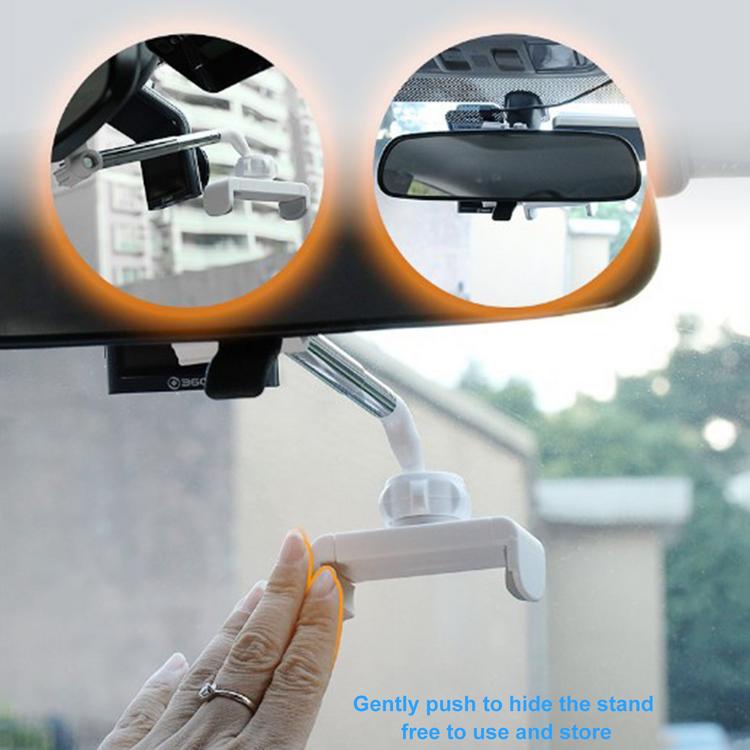 Holder Hp Gantung Mobil Jepit Spion Tengah Jok Mobil Putar 360 Derajat Car Phone Bracket