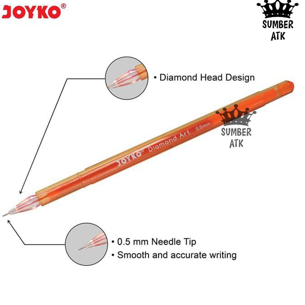 

[KODE PRODUK WY79L6145] Color Gel Pen / Pulepen / Pena Joyko GPC-315 / GPC-309S / GPC-296 8 Warna / 0.5 mm
