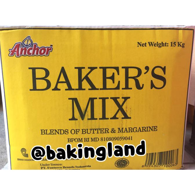

Bakers mix butter blend margarine 1kg TERLARIS TERPERCAYA ORIGINAL