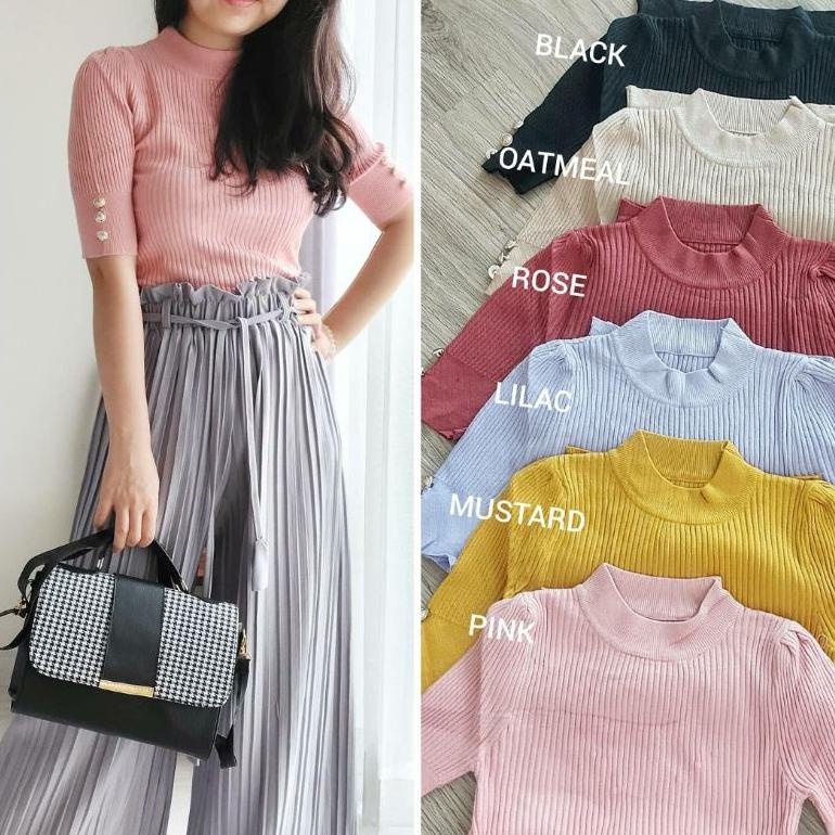PRODUK- PROXY BUTTON KNIT - ATASAN RAJUT IMPORT .