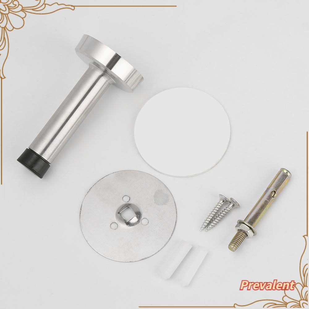 Preva Door Stopper Penyangga Penahan Pintu Perangkat Keras Kantor Menebal Stainless Steel Tidak Berisik Perekat Diri Menangkap Pintu