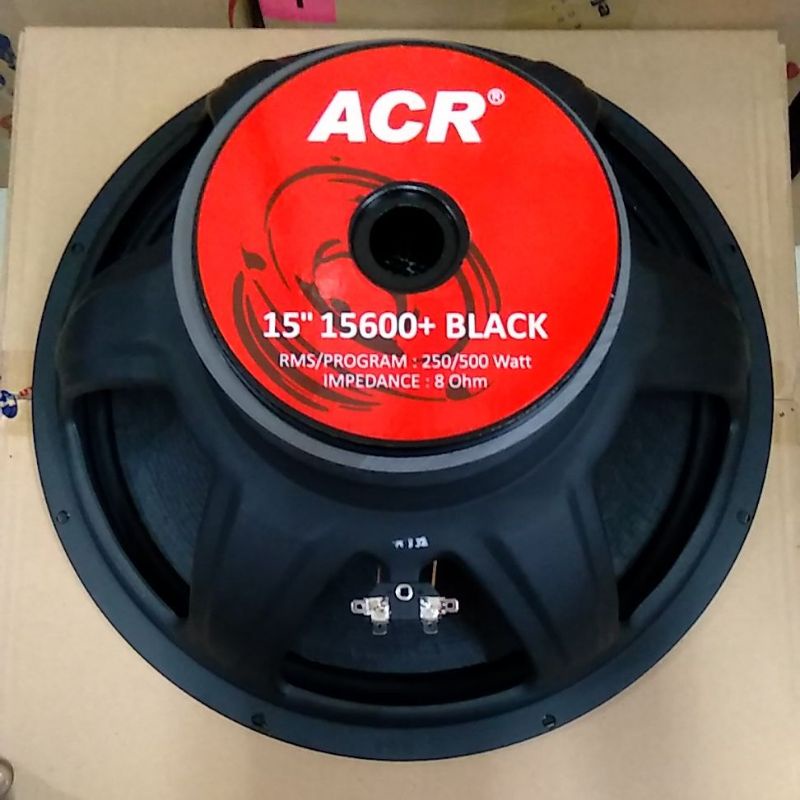 SPEAKER ACR 15" 15600+ BLACK WOOFER 500 WATT