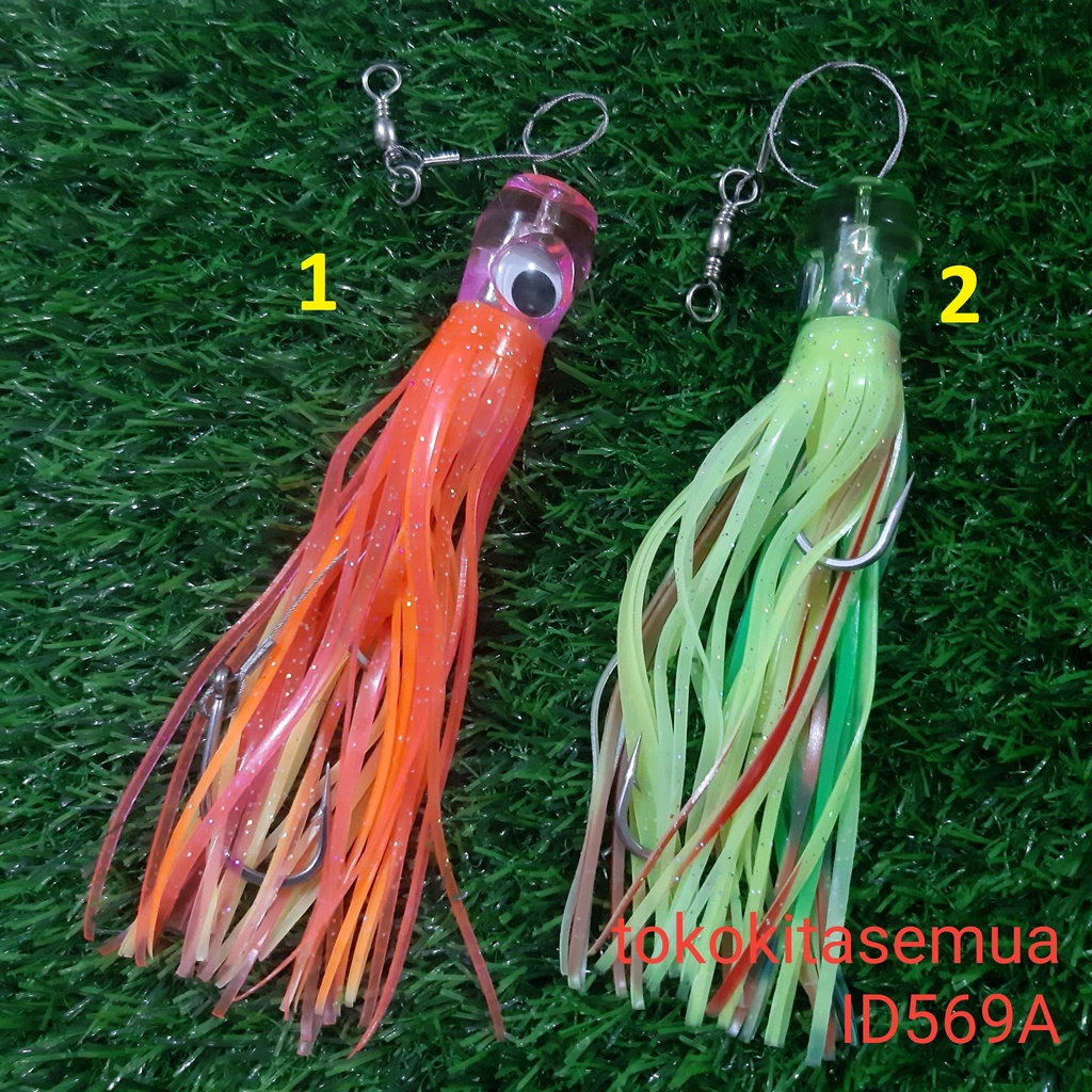 Umpan Pancing Trolling Popping model Cumi