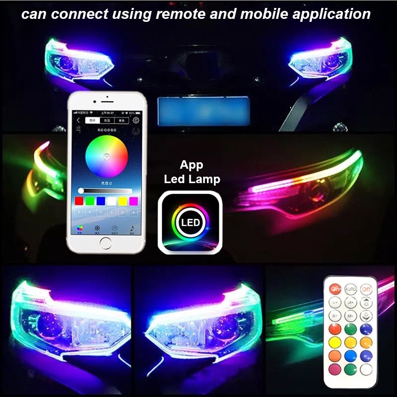 ALIS DRL LED RGB 210mode 30cm harga sepasang