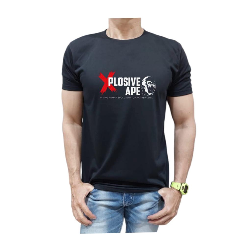 KAOS BAHAN KATUN KUALITAS PREMIUM MODEL XPLOSIVE APE NYAMAN DIPAKAI