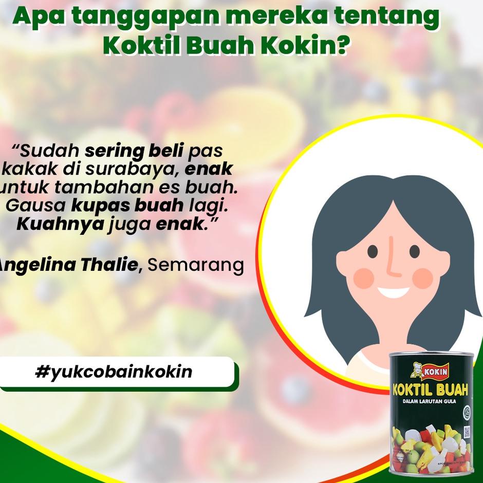 

ね Buah Kaleng Fruit Cocktail Kokin 565 gram ▶